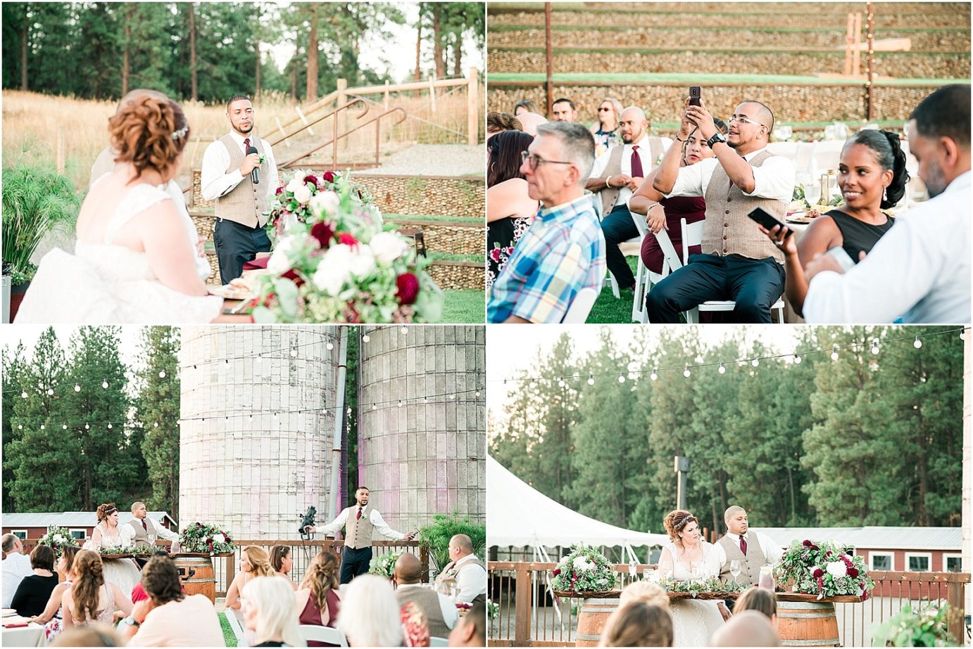 Settler's Creek Wedding Couer D'alene Photographer Miguel and Sara reception