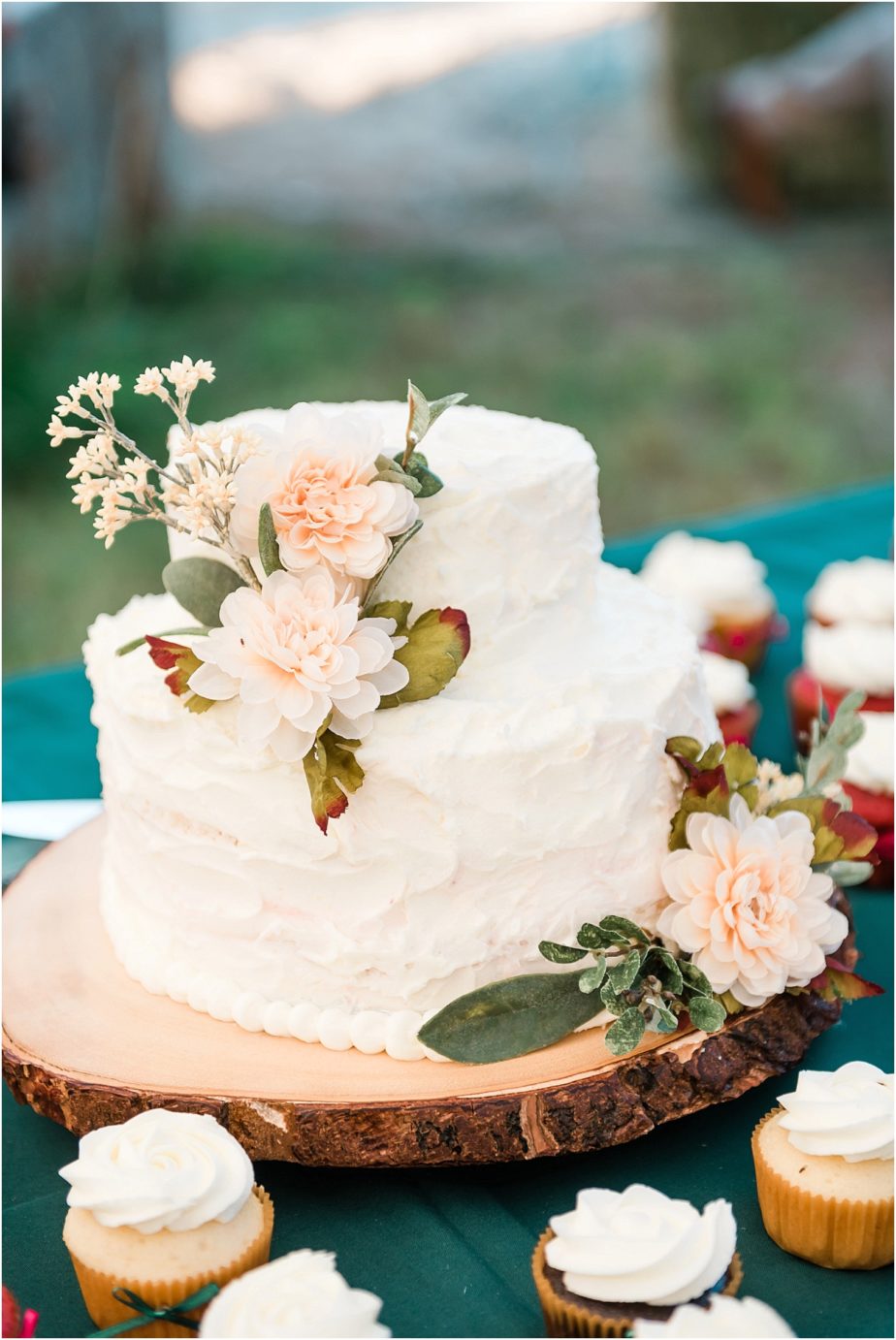 Beautiful Country Wedding Bryce and Anita Othello Photographer Cake