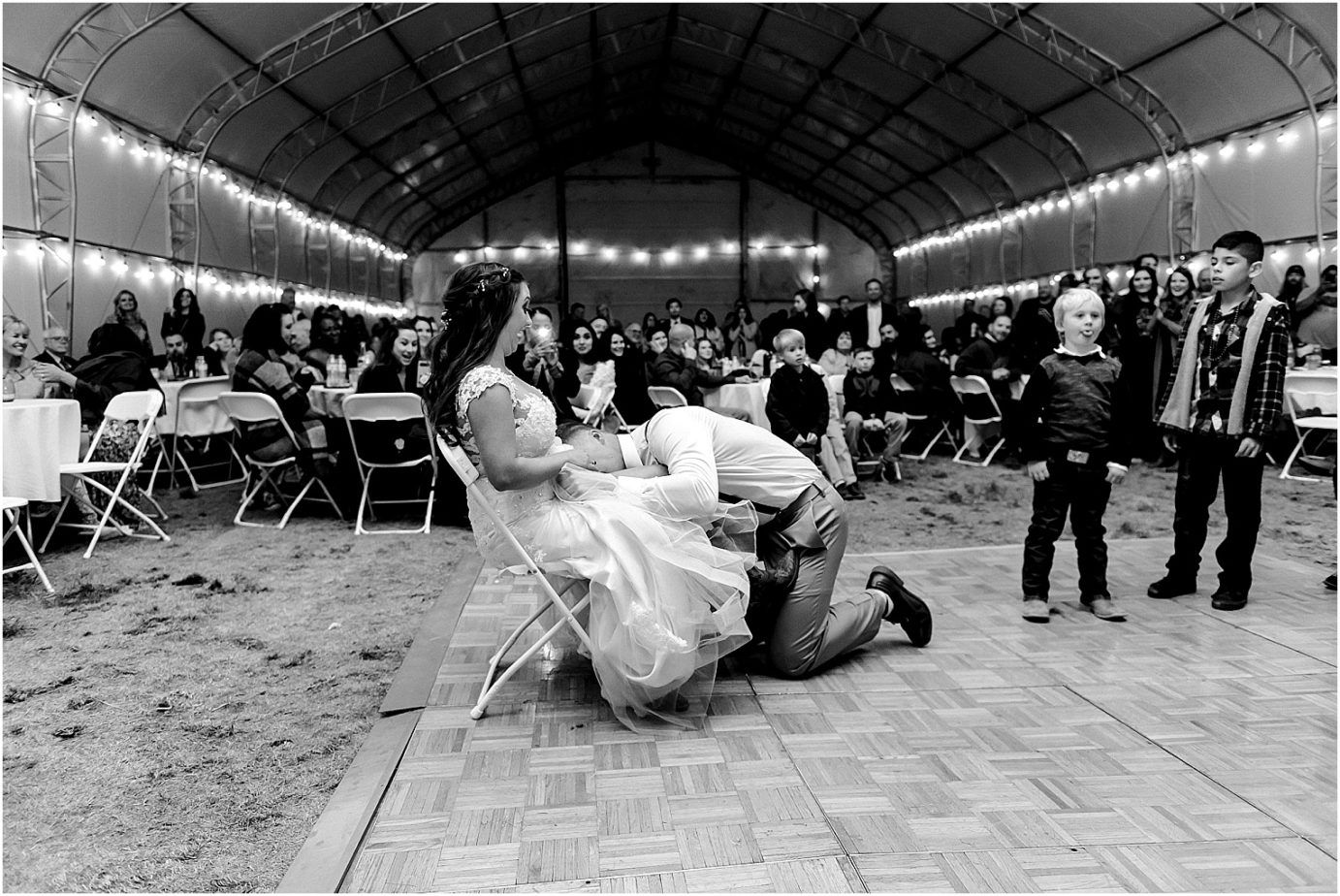 Beautiful Country Wedding Bryce and Anita Othello Photographer garter toss