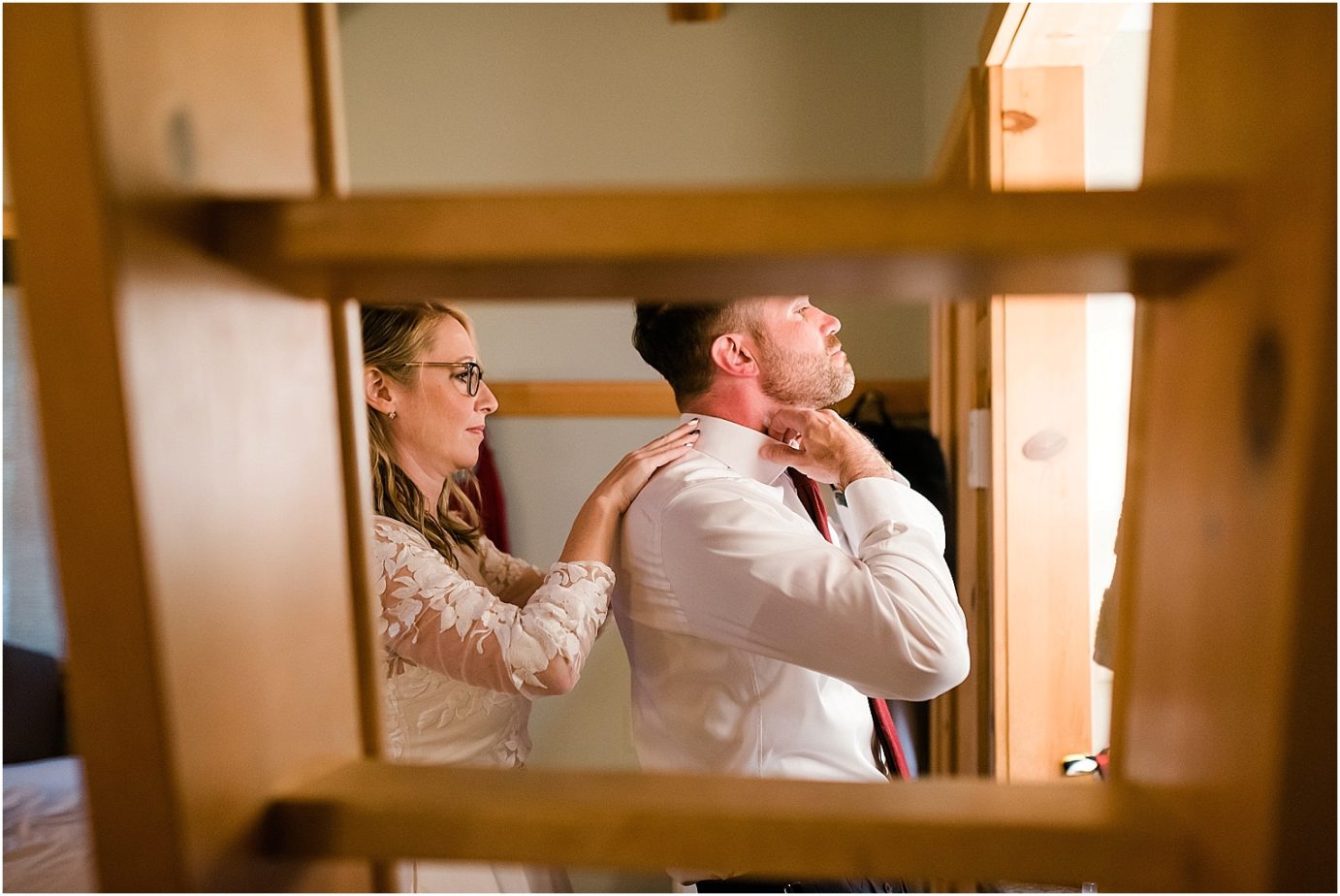 Intimate Leavenworth Elopement Rick and Tracey Leavenworth Photographer getting ready