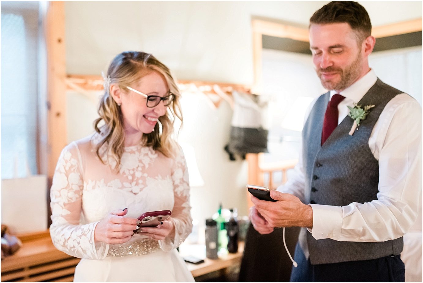 Intimate Leavenworth Elopement Rick and Tracey Leavenworth Photographer getting ready