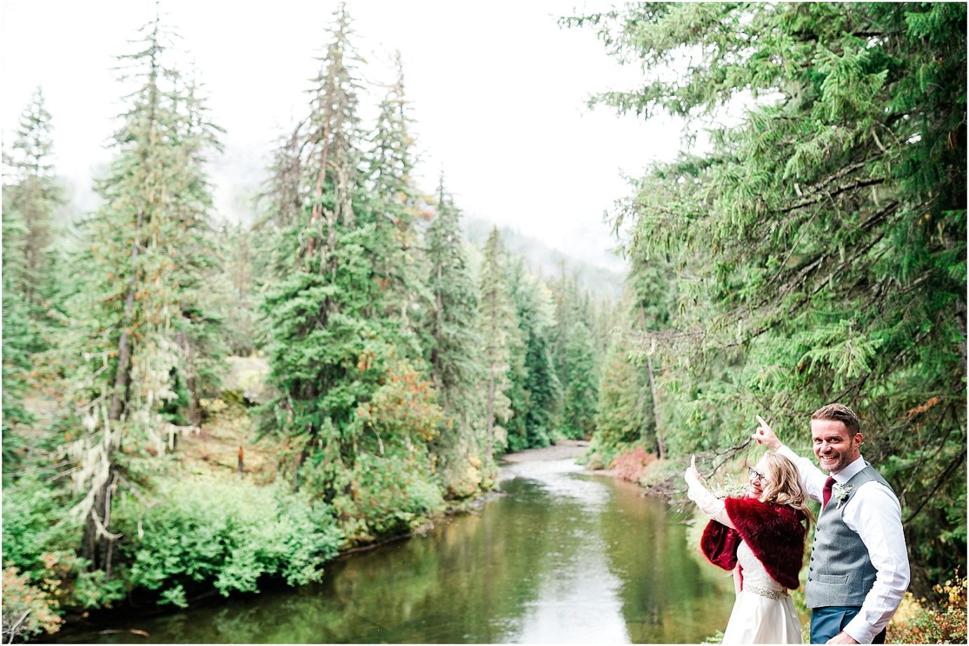 Intimate Leavenworth Elopement Rick and Tracey Leavenworth Photographer snow in the mountains