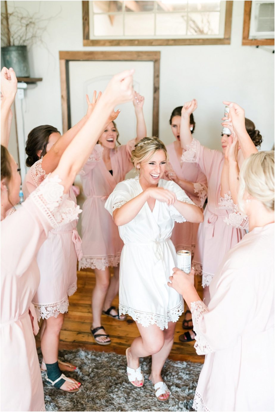 Favorite Wedding Moments of 2019 For Brides prep photo with bridesmaids