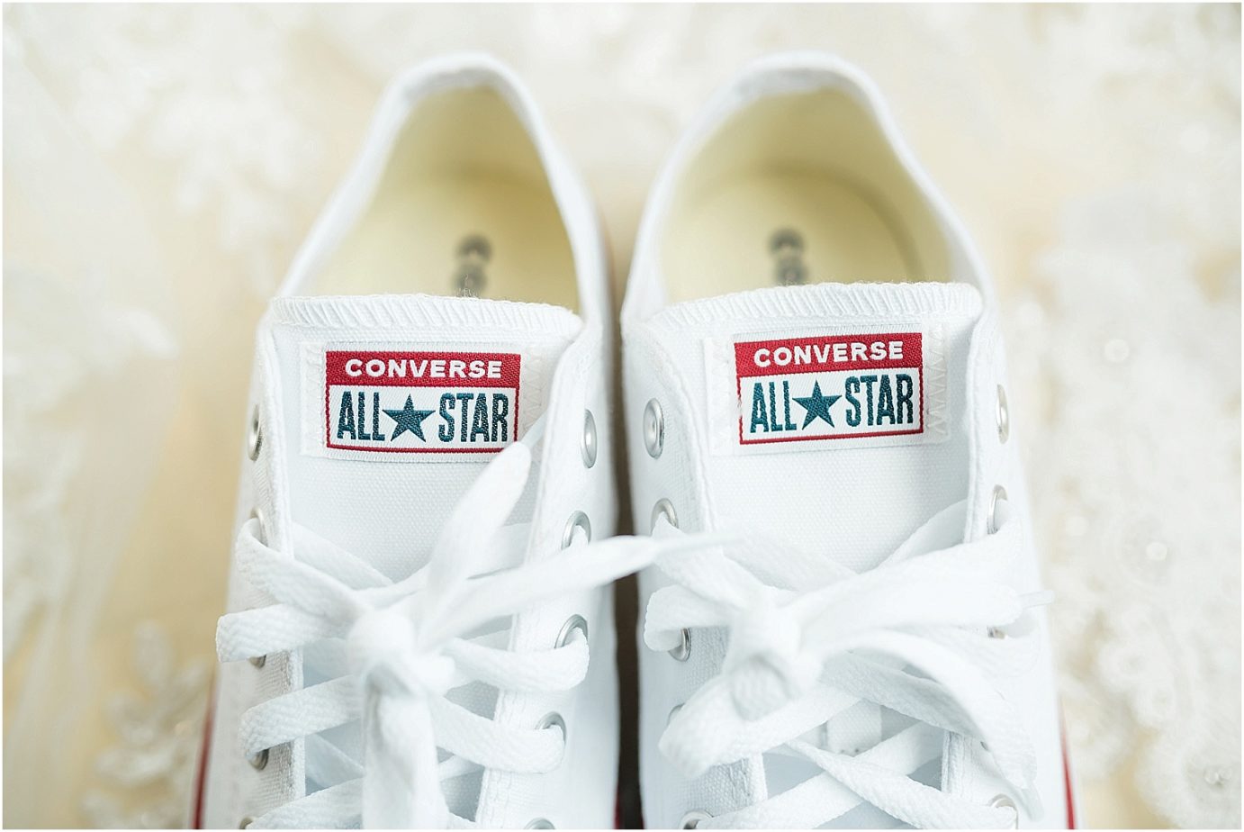 Fontaine Estate Winery Wedding brides converse shoes