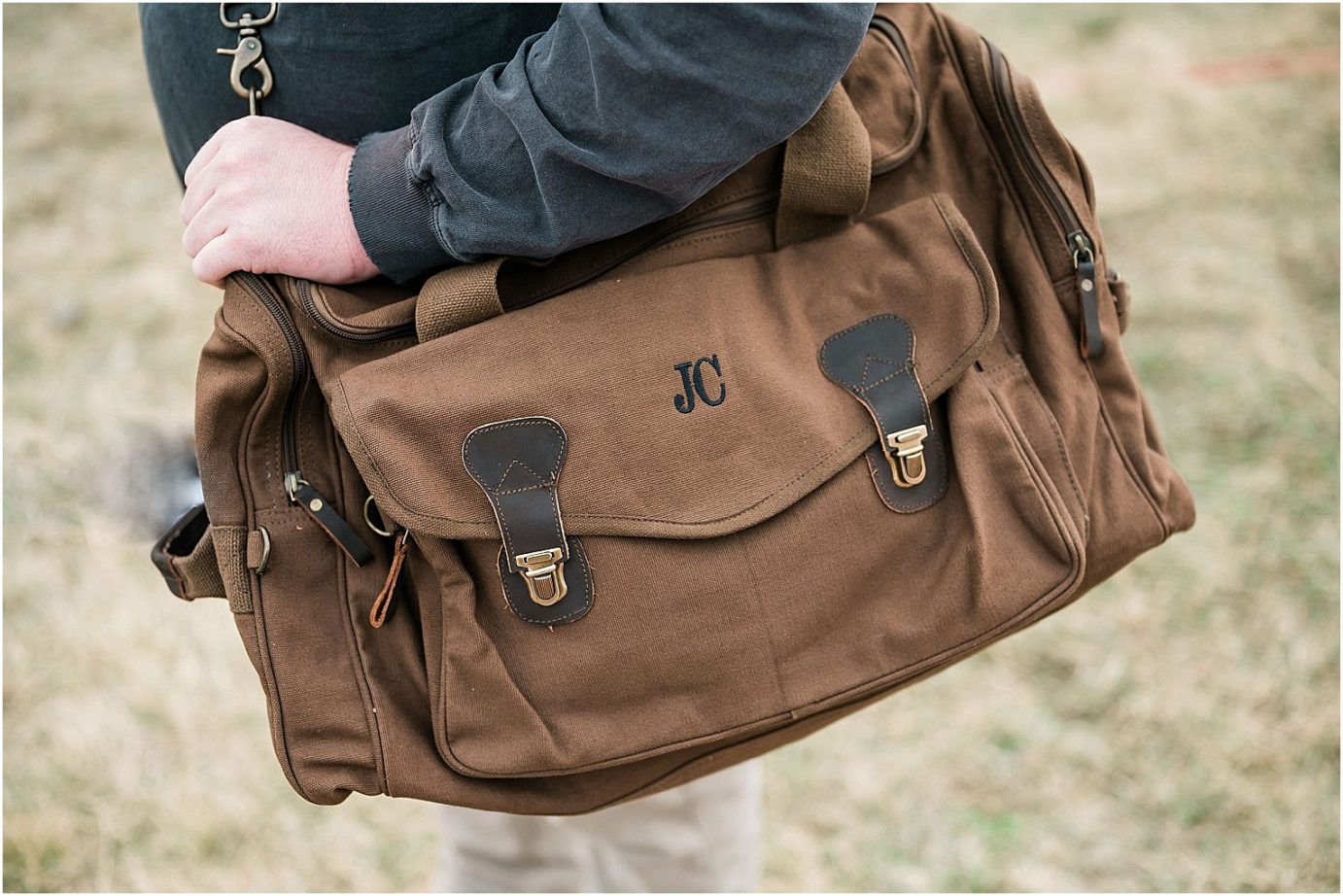 best valentine's day gifts for your groom brown duffel bag