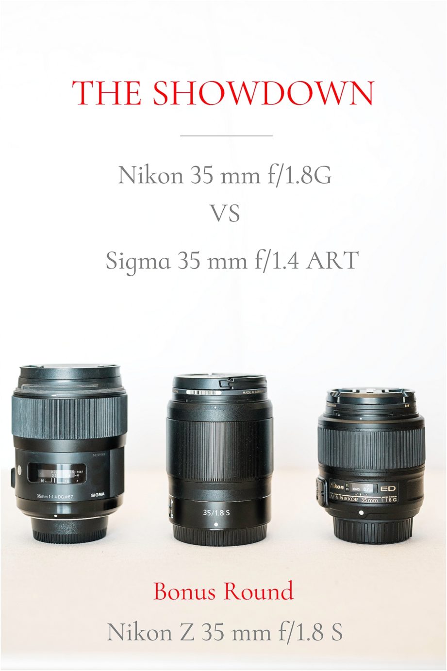 カメラ レンズ(単焦点) Nikon 35 mm 1.8G vs Sigma 35 mm 1.4 ART | For Photographers