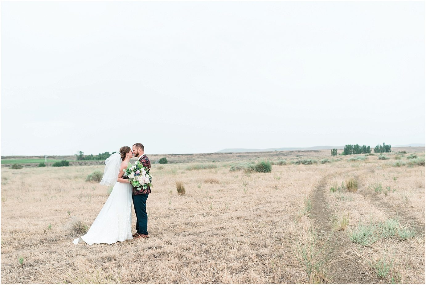 Intimate Park Wedding Richland Photographer Nick and Kelly bride and groom portraits