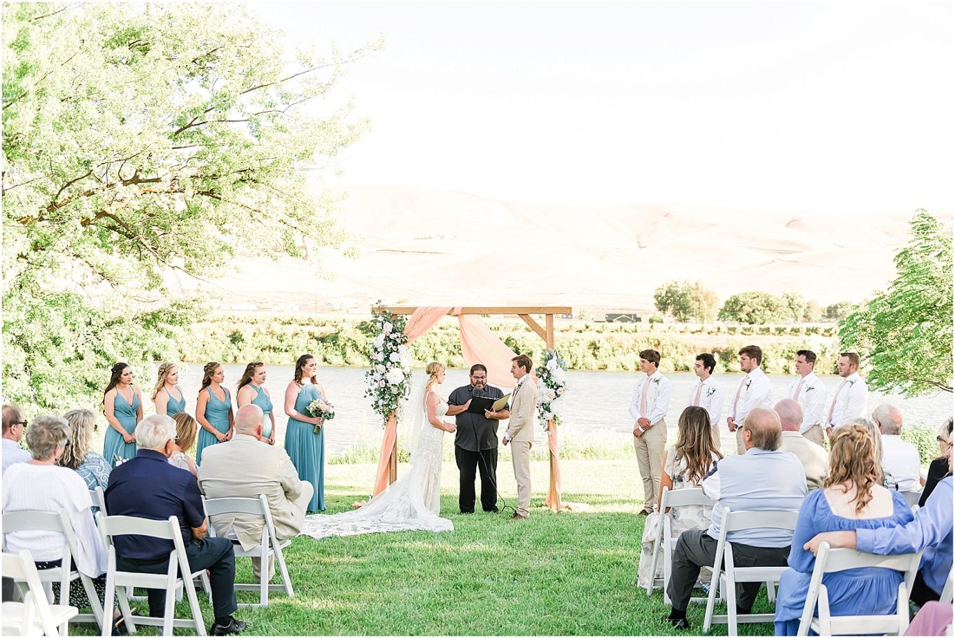 Prosser Farm Wedding Yakima Photographer Jake and Bri ceremony