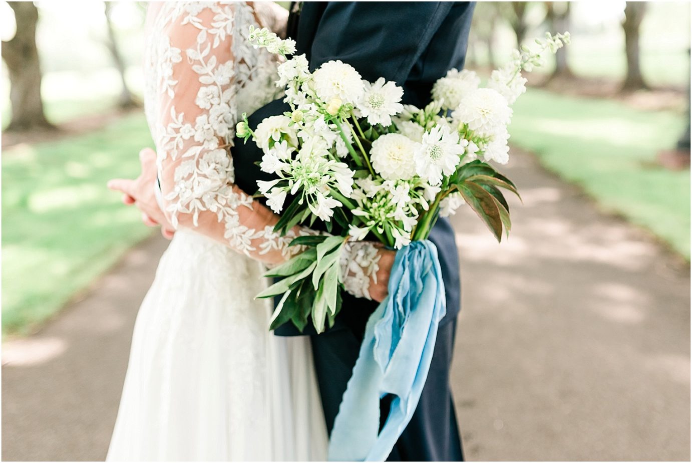 Oakshire Estate Wedding Garden Styled Shoot Yakima Photographer bride with all white bouquet
