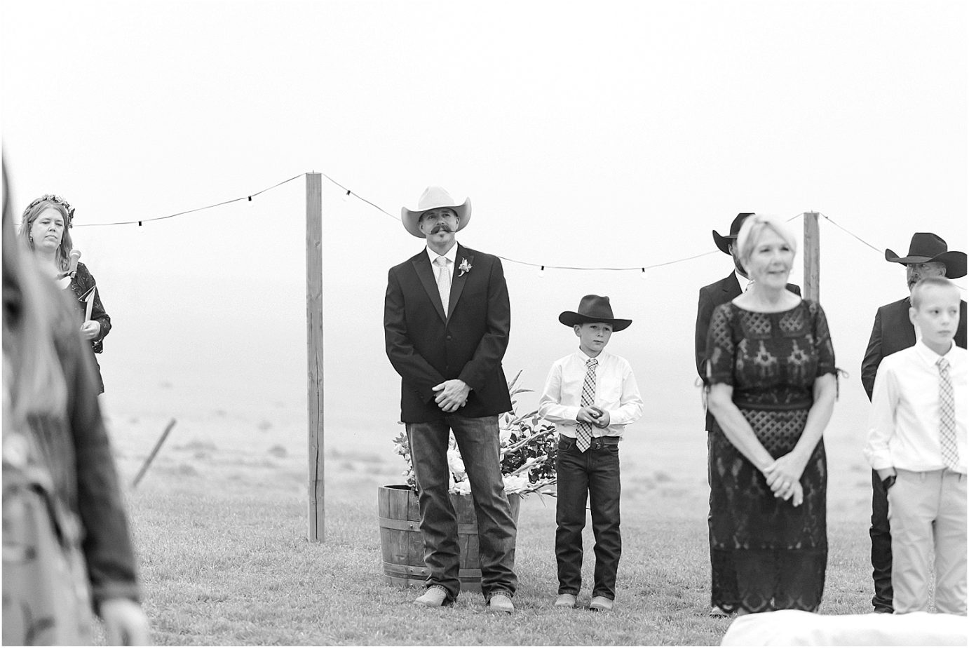 Oregon Farm Wedding Hermiston Photographer Kiley and Becky ceremony