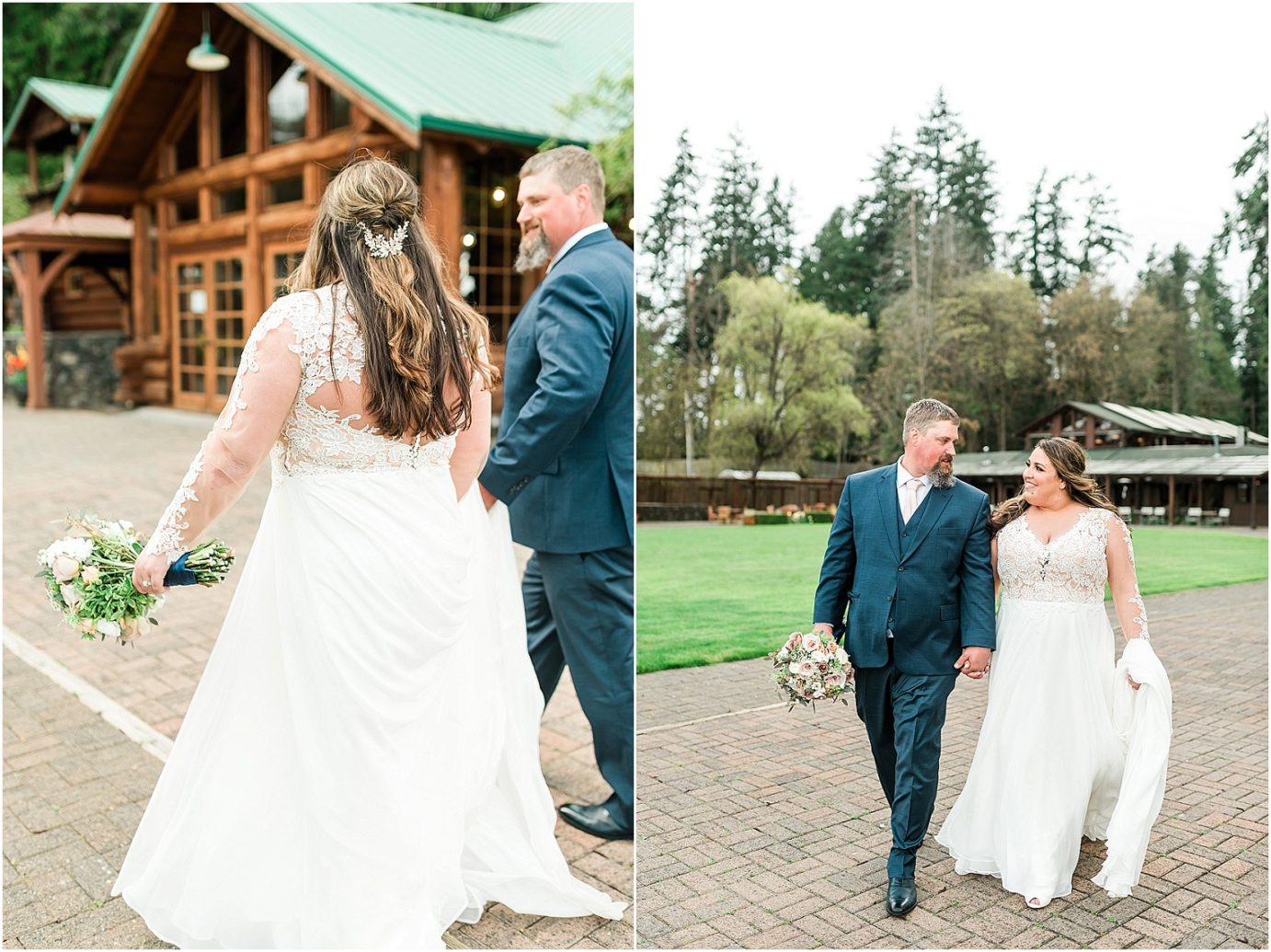 Kiana Lodge Wedding Seattle Photographer Connie and Nate bride and groom portraits