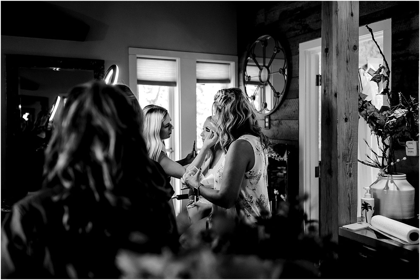Sweetwater Ranch Wedding Ellensburg Photographer Clay and Hayley bride getting ready