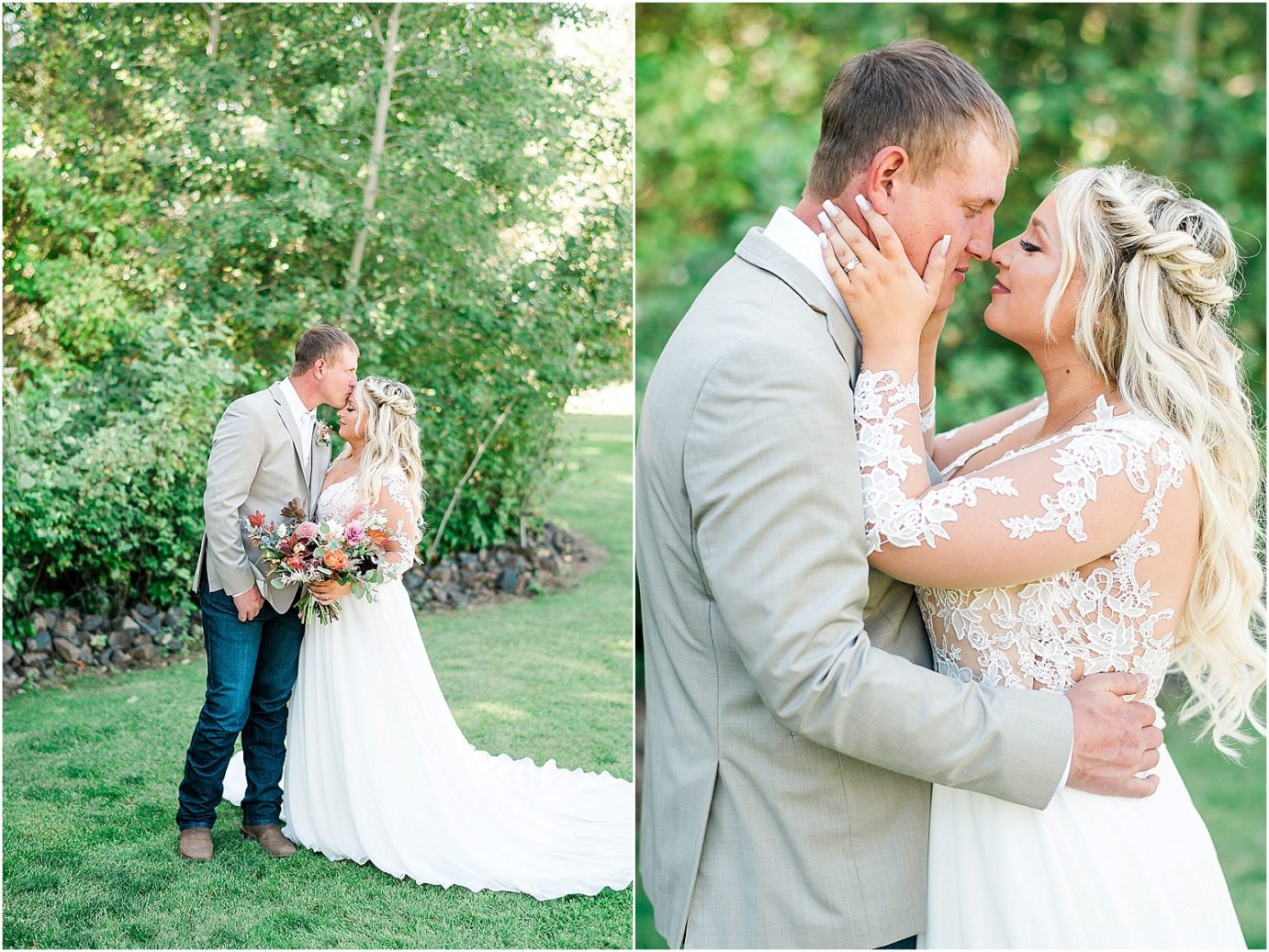 Sweetwater Ranch Wedding Ellensburg Photographer Clay and Hayley bride and groom portraits