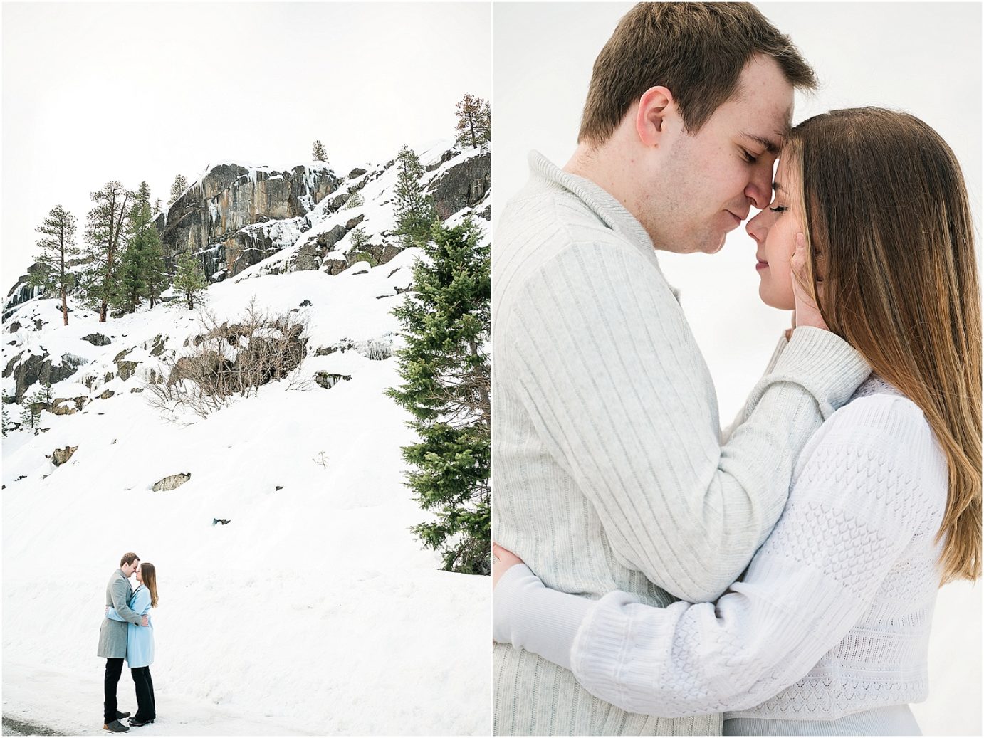 Leavenworth Engagement Session Leavenworth Photographer Dylan and Sydney up the Icicle creek canyon
