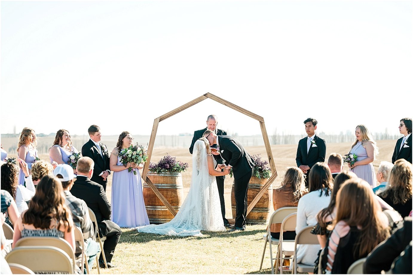Tin Roof Venue Wedding Moses Lake Dakota and Madisyn ceremony