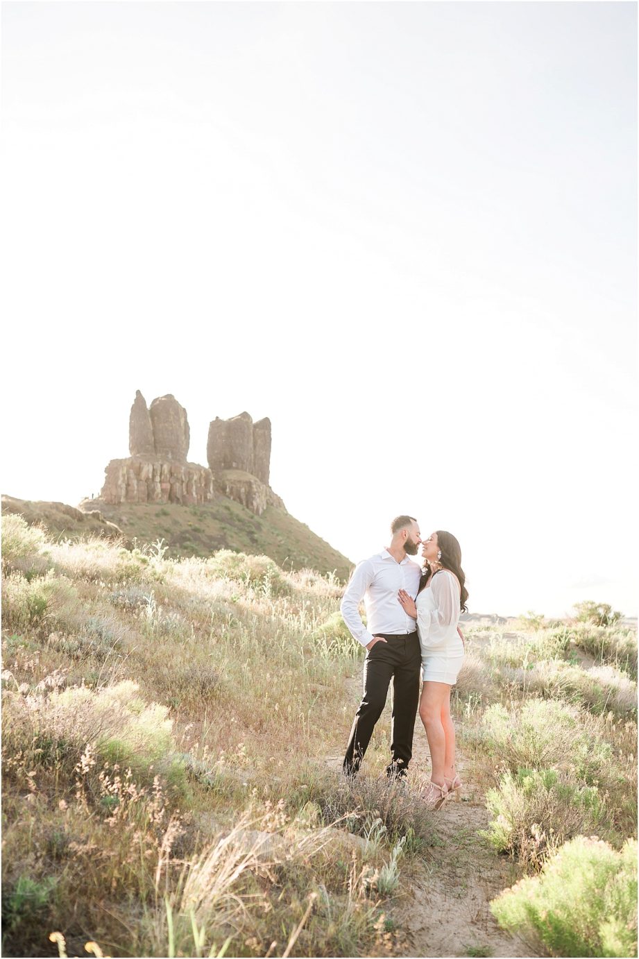 Desert Engagement session Eastern Washington Julio and Marissa by Twin Sisters
