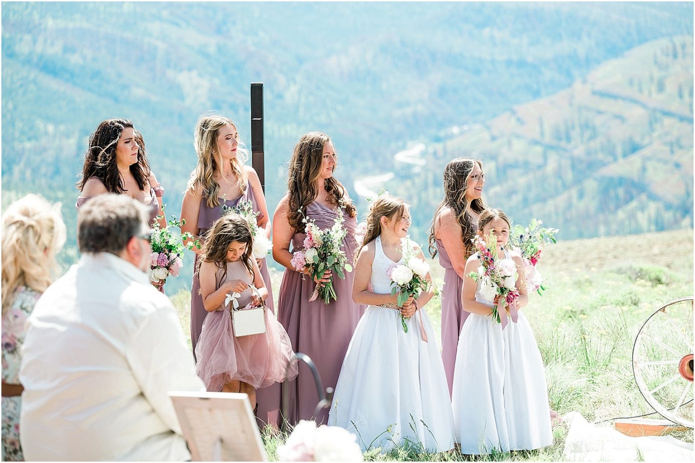 Beautiful Elk Ridge Wedding Naches Photographer Cory and Jenna mountaintop ceremony