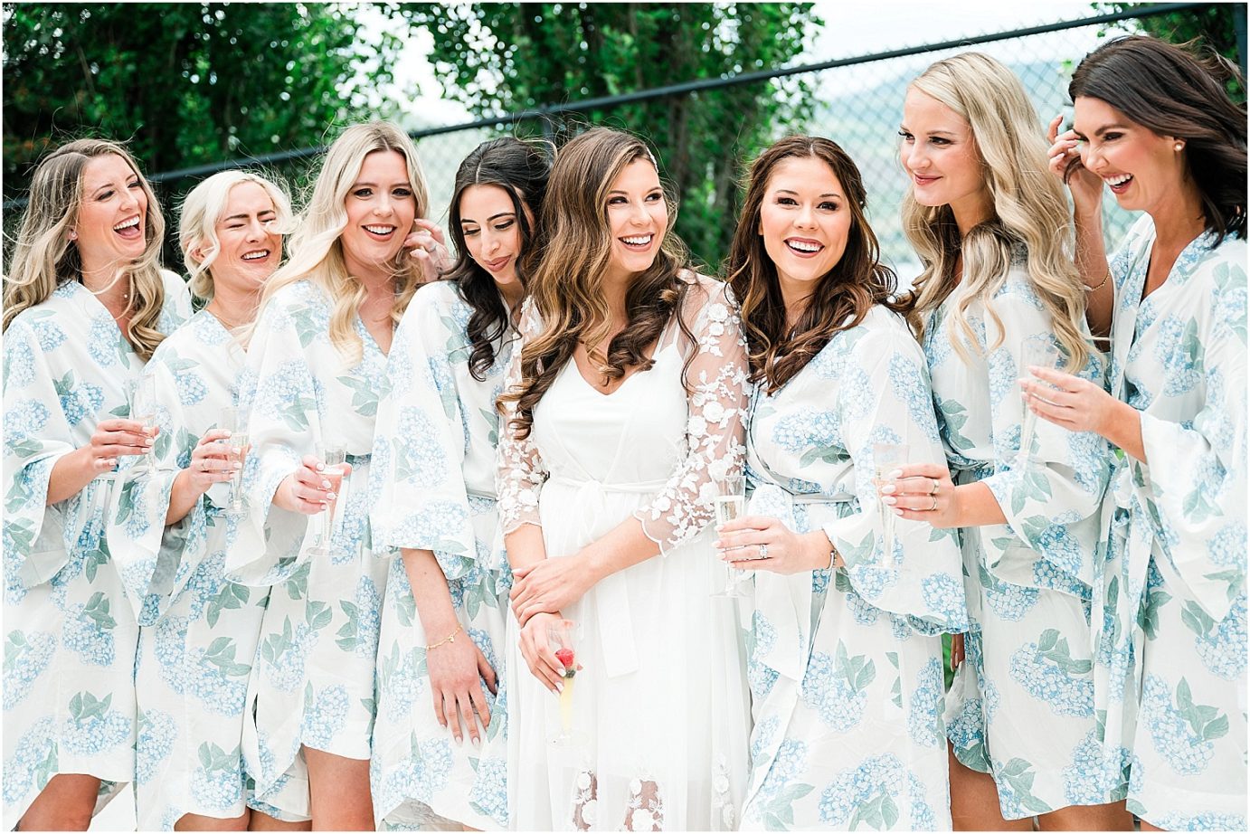 Karma Vineyards Wedding Chelan Photographer Mansel and Rita bride and bridesmaids in robes