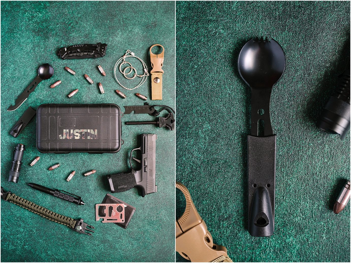 Best Groomsmen Gifts For emergency kit spoon with whistle cover