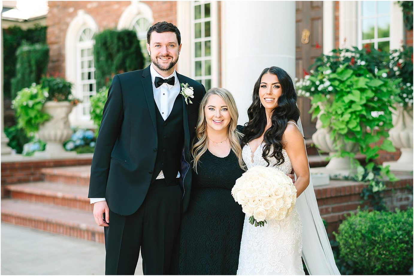 Disney-inspired Oakshire Estate Wedding bride and groom with Misty C Photography