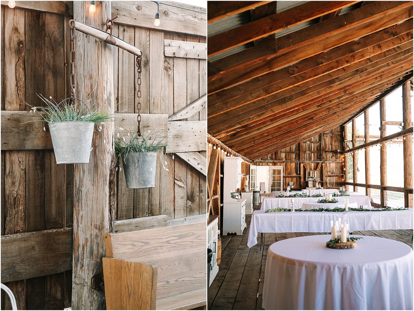 Party Barn at HJ Ranch Wedding reception site