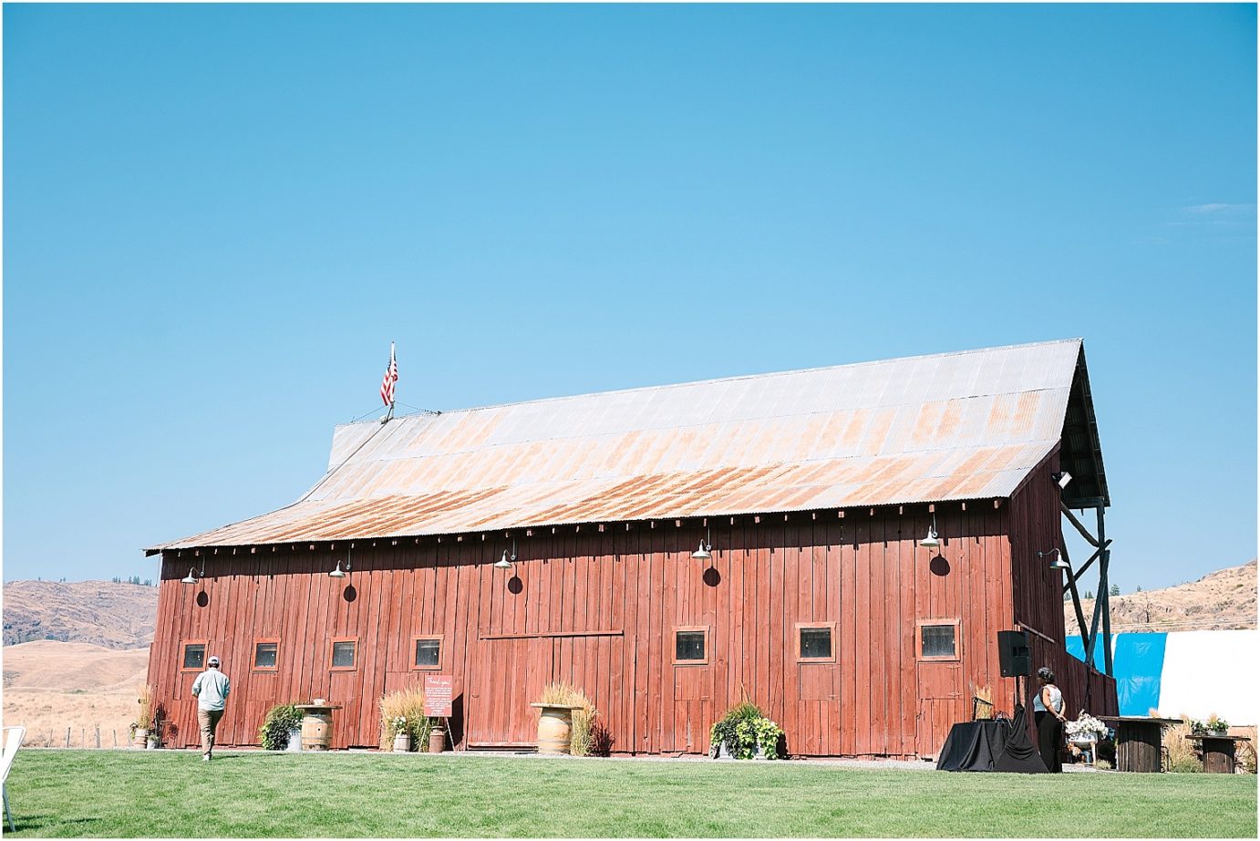 Party Barn at HJ Ranch Wedding reception site