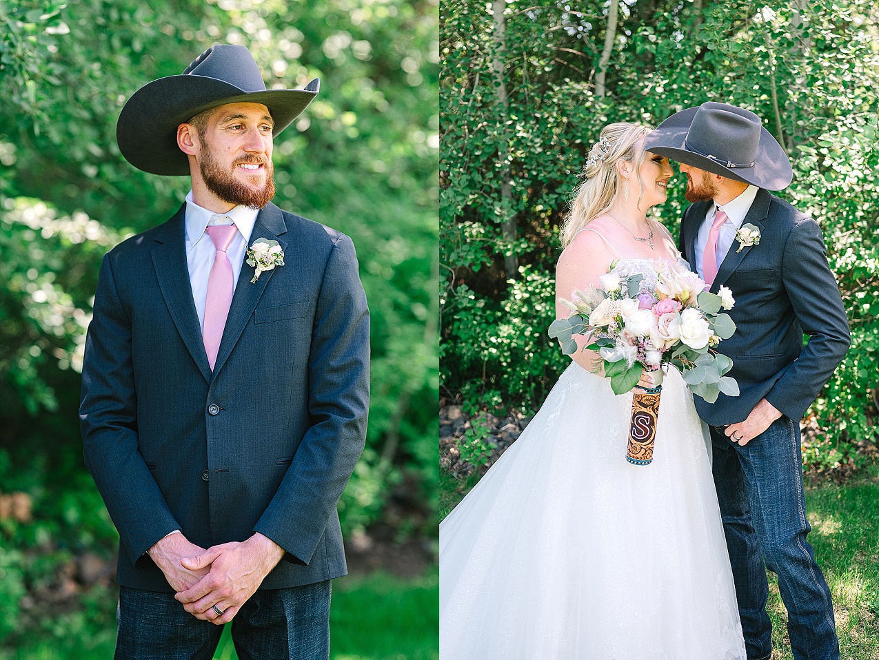 Rustin Ellensburg Wedding Sweetwater Ranch bride and groom portraits