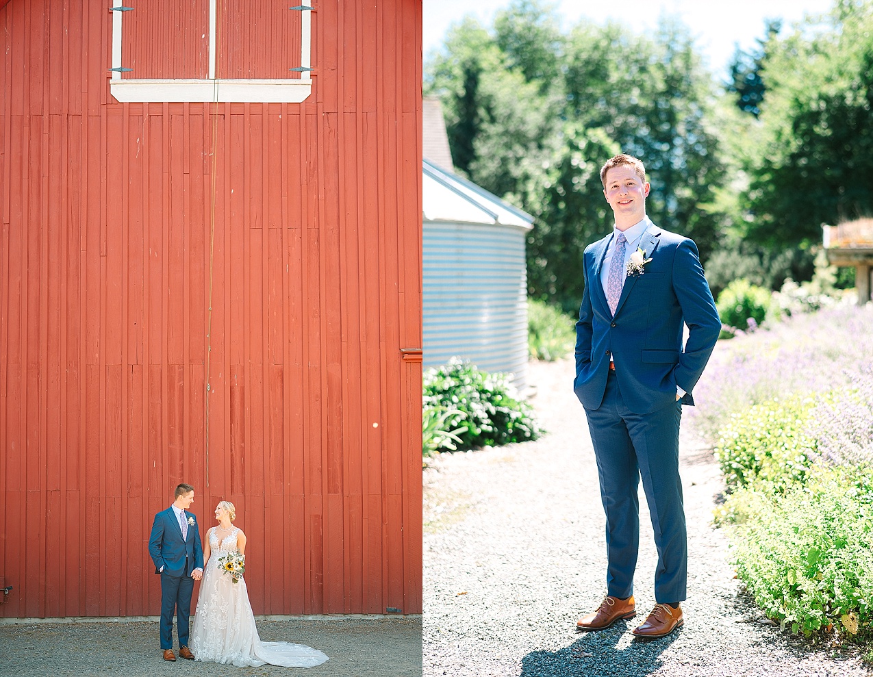 Pickering Barn Wedding Bride and groom portraits