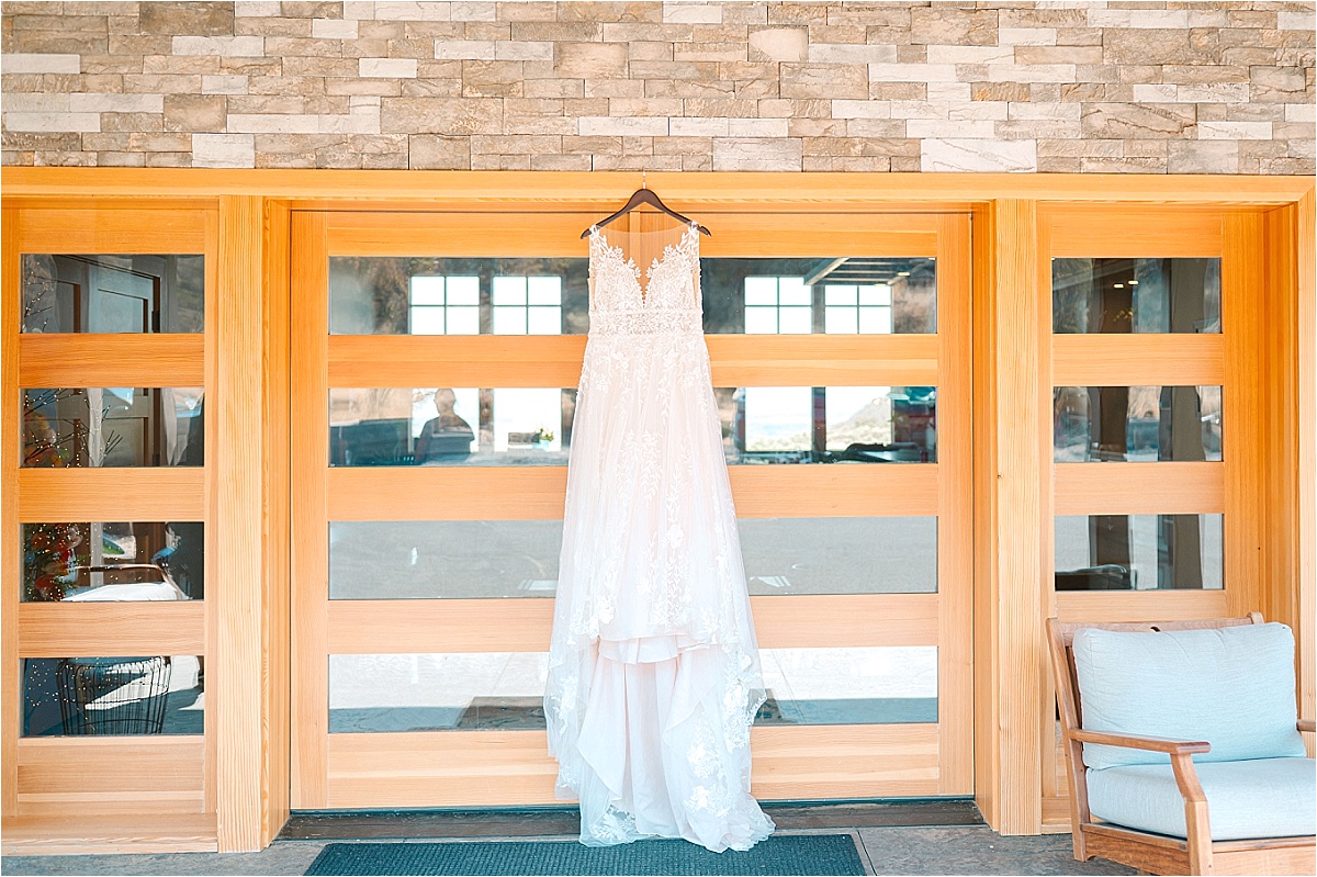 Colorful Two Point Ranch Wedding Soap Lake WA Kirin and Cindy brides dress